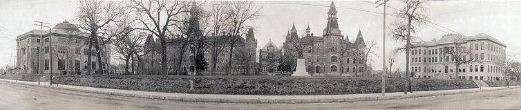 black and white university